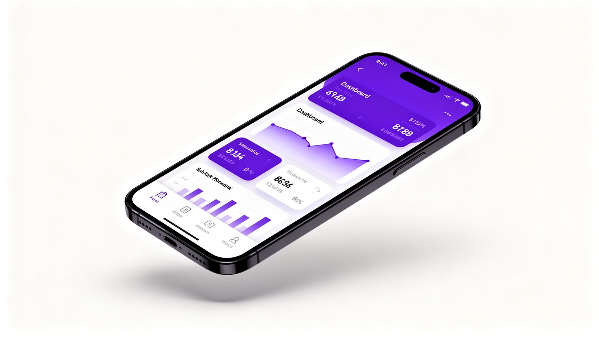 AC Utveckling app-förhandsvisning med dashboard och AI-funktioner